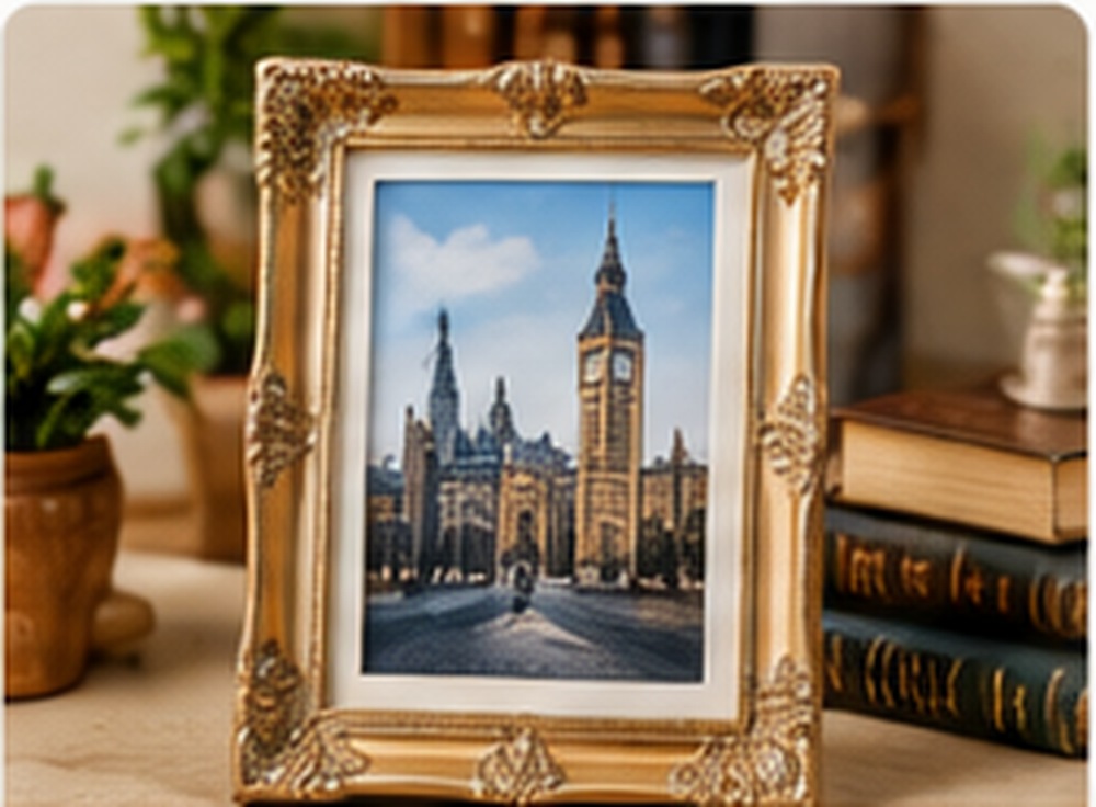 Vintage Style Photo Frame — photographic-style illustration