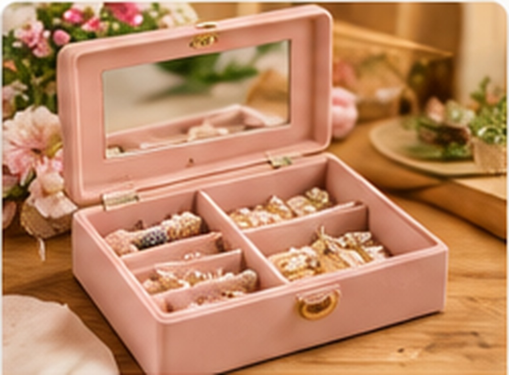 Handmade Style Jewellery Box — photographic-style illustration