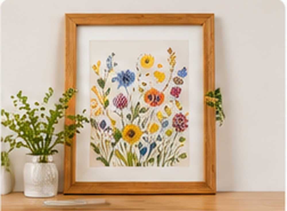 Decorative Wall Art Print — photographic-style illustration